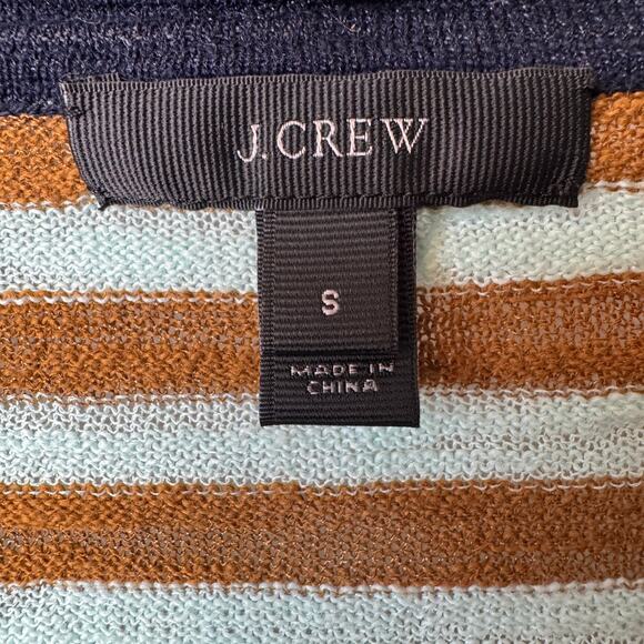J.Crew V Neck Lightweight Knit Cardigan Multicolor Small - Picture 4 of 5